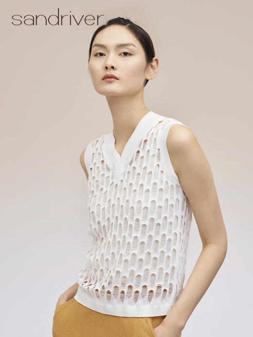 镂空女背心 SJS95W041K 商品图0