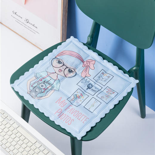 「9.9元包邮！数款可选」夏季冰凉垫九宫格免注水居家日用办公室坐垫员工凝胶屁股垫 商品图12