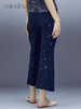 挑孔纯棉喇叭裤 SJS95K037K 商品缩略图1