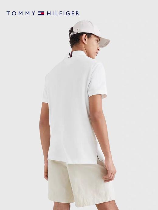 TOMMY HILFIGER  魔力方23新款春夏男装字母刺绣翻领短袖POLO衫 商品图2