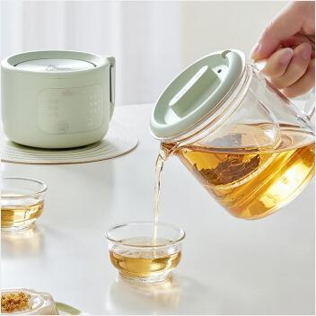 【样品】小熊（Bear）迷你养生壶 养生杯煮茶器办公室小型分体式烧水壶电热水壶加厚高硼玻璃电热杯垫  商品图4