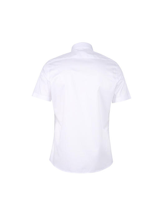 callisto白色全棉短袖衬衫 SSSTS086C 商品图2