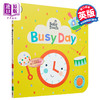 【中商原版】Baby Touch: Busy Day 瓢虫触摸书 学时间 感官发展 提高运动技能 英文原版 进口图书 低幼儿童启蒙读物 0岁以上 商品缩略图0