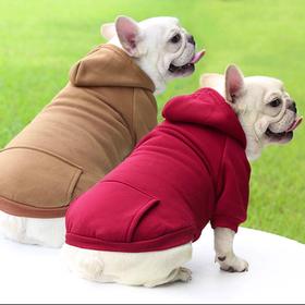 【宠物用品】秋冬卫衣牛仔口袋两脚衣服运动风宠物衣服