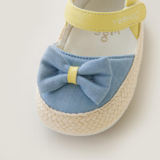 英氏婴儿鞋子蝴蝶结学步鞋春新款步前鞋YFXKJ1P080A YFXKJ1P081A 商品图3