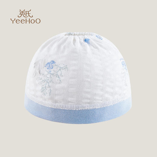 英氏婴儿圆帽23春夏新款空顶帽新生儿帽子胎帽套头帽YLSJJ2P007A 商品图0