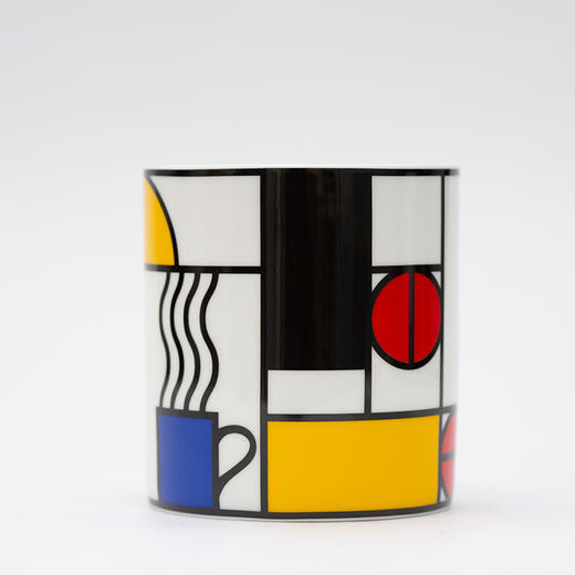 【Könitz酷尼子】骨瓷马克杯水杯茶杯 蒙德里安 风格 商品图2