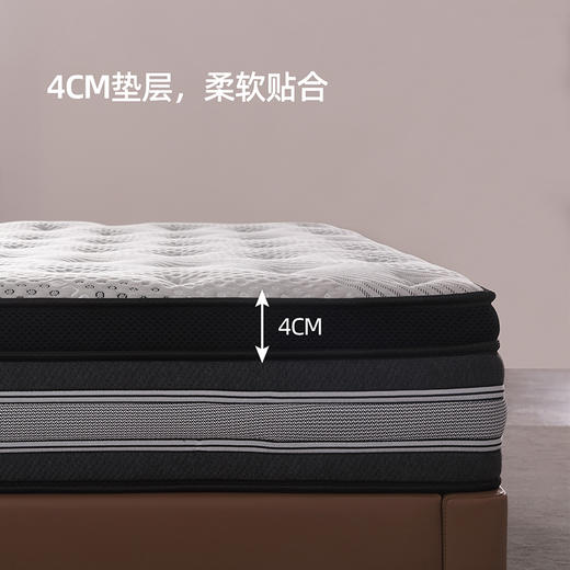 喜梦宝床垫抗菌防螨面料记忆棉25cm独立袋装弹簧软垫席梦思床垫 商品图3