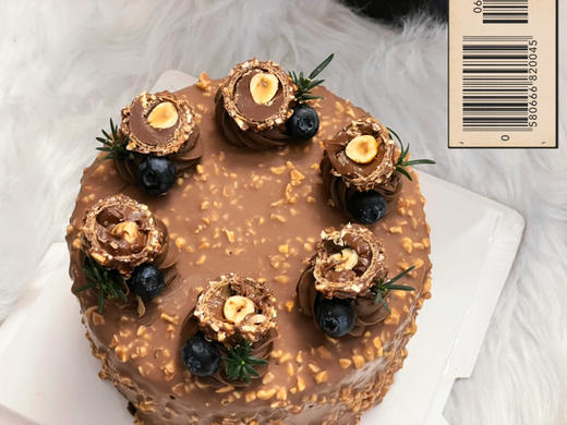 恬小姐十岁同款，榛巧淋面巧克力蛋糕，随机赠送卡通小蜡烛 商品图7