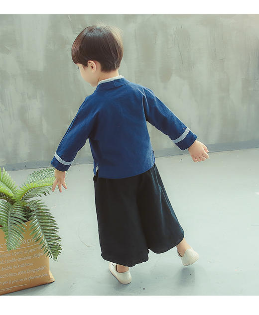 裁缝学苑 T50儿童唐装中国风古装1:1实物服装纸样剪裁图纸牛皮纸 商品图1