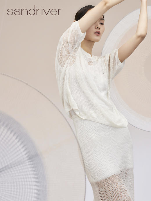 镂空圆领套衫 SJS95W027A 商品图2