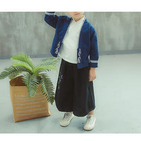 裁缝学苑 T50儿童唐装中国风古装1:1实物服装纸样剪裁图纸牛皮纸