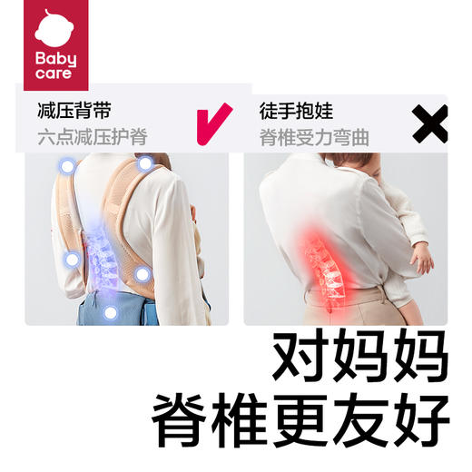 【特价】babycare腰凳婴儿背带前抱式宝宝抱抱托坐凳两用外出抱娃神器Free 商品图1