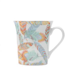 【Könitz酷尼子】水杯马克杯茶杯陶瓷杯 闪亮的羽毛410ml