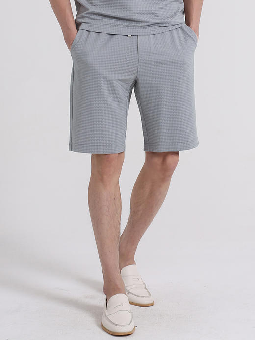 callisto灰色棉混纺短裤 SSSPW118C 商品图2