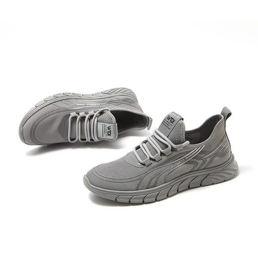 西遇透气飞织运动鞋男新款网面透气软底轻便低帮跑鞋20035525 商品图2