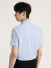 callisto浅蓝条纹弹力混纺短袖衬衫 SSSTS071C 商品缩略图2
