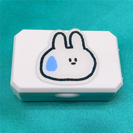 新款卡通隐形眼镜盒美瞳盒双联盒收纳盒伴侣盒WL139 商品图2