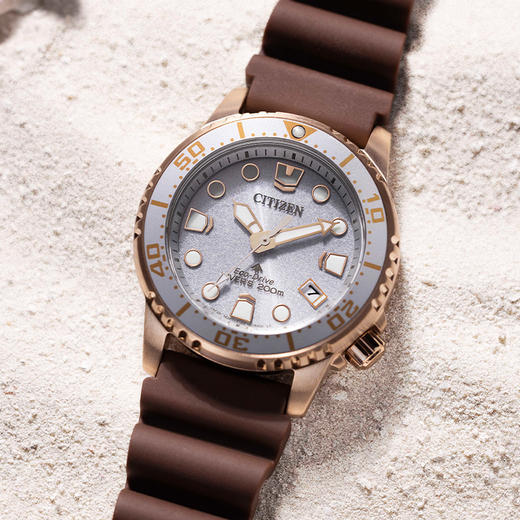 西铁城/CITIZEN运动潜水PROMASTER系列光动能女表EO2022-02A 商品图3