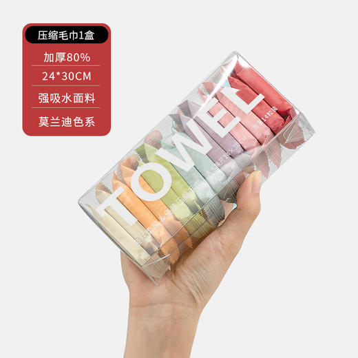 「14粒装！加厚材质」新品压缩一次性洗脸巾 居家日用旅行便携式纯棉洁面巾加厚干湿两用 商品图5