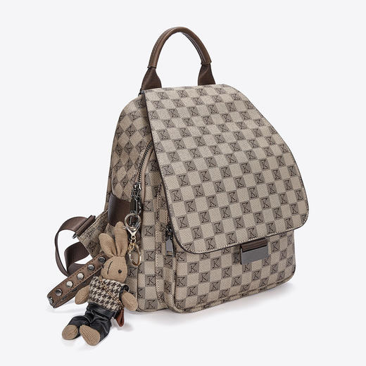 Safiya/索菲娅包包2023新款时尚女士背包大容量旅行双肩包书包 SF9151055Y 商品图2