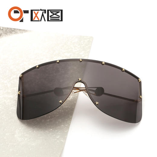 【好物推荐】新款大框一体片GG金属面罩太阳镜防风沙墨镜 商品图1
