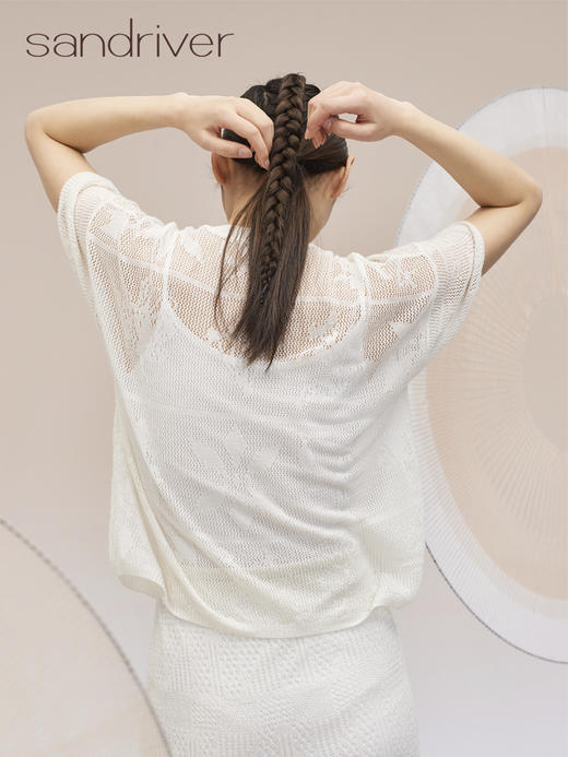 镂空圆领套衫 SJS95W027A 商品图3