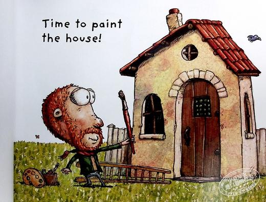 【中商原版】Vincent Paints His House 梵高的房子 泰德阿诺德Tedd Arnold 儿童绘本 故事图画书 英文原版 进口图书 4-8岁 商品图4