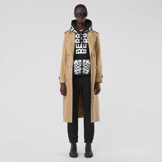 BURBERRY 巴宝莉 女士滑铁卢版型 – 长款 Heritage Trench 束腰风衣 卡其色 8045785 A1366 商品图3