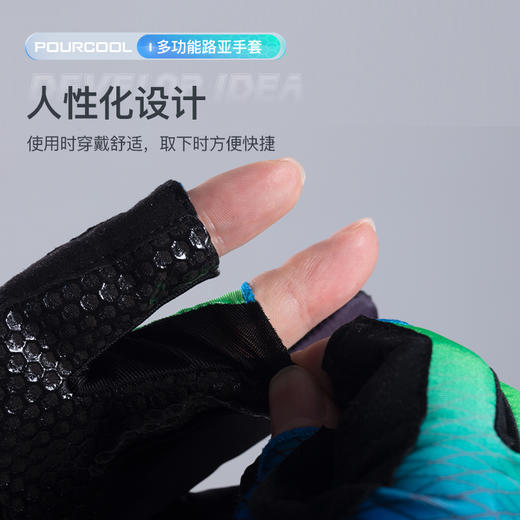 佳钓尼岚酷专业露三指钓鱼路亚手套防挂防滑手套防晒透气保暖垂钓 商品图4