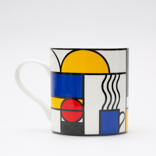 【Könitz酷尼子】骨瓷马克杯水杯茶杯 蒙德里安 风格 商品图4
