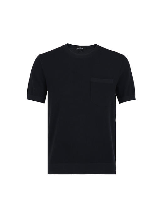 callisto藏青棉混纺T恤 SSTSS143C 商品图2