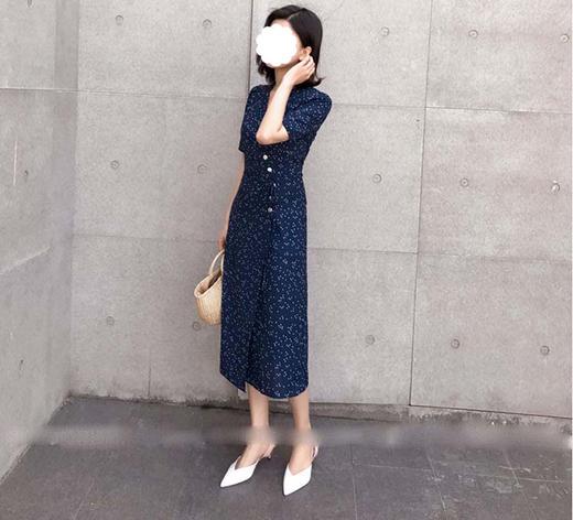 裁缝学苑 AW64法式优雅茶歇裙女1:1实物服装纸样剪裁图纸牛皮纸样 商品图4