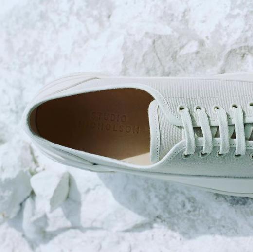 Studio Nicholson  米灰色SHARP低邦帆布鞋 商品图7
