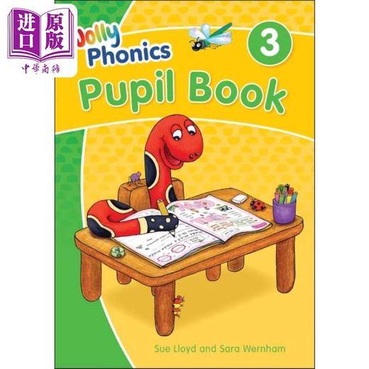 【中商原版】Jolly Phonics Pupil Book 3 快乐自然拼读学生课本3 彩色版 手写体 英文原版进口教材教辅参考书 商品图1