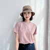 2023年春夏新款立体字母纯棉T恤女短袖百搭简约情侣上衣潮 商品缩略图1