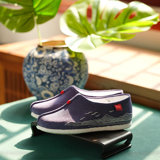 内联升男鞋男单鞋千层底内府官造夹鞋8527A 商品图2