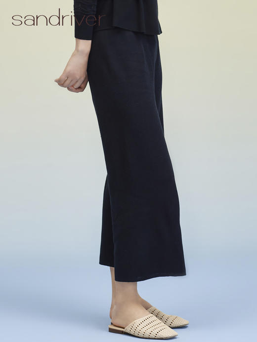 提花挑孔直筒裤 SJS95K044K 商品图4