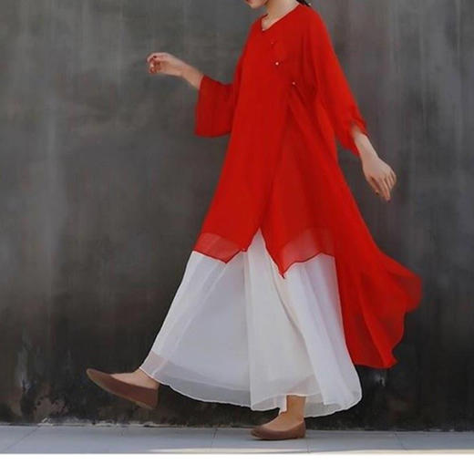 裁缝学苑 AW38中国风禅服汉服套装1:1实物服装纸样剪裁图牛皮纸样 商品图1