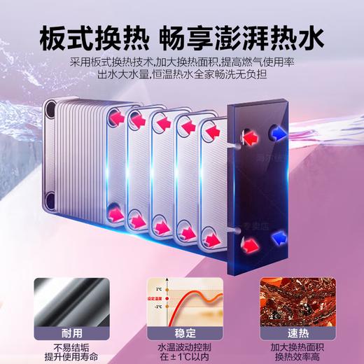 【现货速发】海尔（Haier）壁挂炉家用燃气采暖炉锅炉地暖全屋热水洗浴采暖两用L1PB26-HC07(T)U1（180平以内） 商品图3