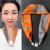 明星同款项链围巾  磁扣年轻气质磁吸扣珍珠项链小丝巾 商品缩略图6