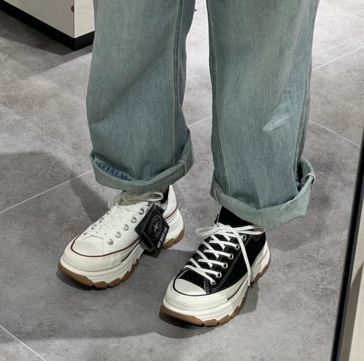 年后发！得物渠道！巨好穿！匡威矮子乐日本100年限定❗肖战同款鞋子❗纯正日本订单 全球都断货❗限定款代购800+最新升级版双层面料！海岸帆布➕透气网布双层复合，正经防伪面料，5cm增高➕EVA鞋垫 商品图9