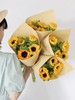 【补货100份】卡布奇诺玫瑰10支+白色雀梅5支+优选香雪兰5支+小花向日葵5支+紫精灵康乃馨5支/份 商品缩略图4