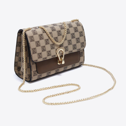 Safiya/索菲娅包包印花2023新款链条包时尚单肩包女式斜挎包女包SF9140066Y 商品图4