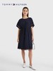 TOMMY HILFIGER 23新款春夏女装时尚拼色条纹系带收腰宽松连衣裙 商品缩略图2