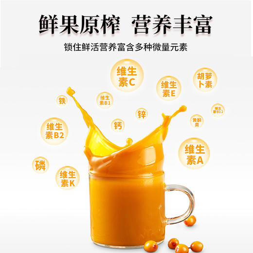 【拍3更实惠】民沁堂沙棘原浆 纯原浆果汁小果 0添加 高浓缩 富含沙棘 商品图3