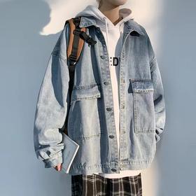 【GZ】无忧购美式复古牛仔休闲外套男8033（截单后7天发货)25年清仓捡漏