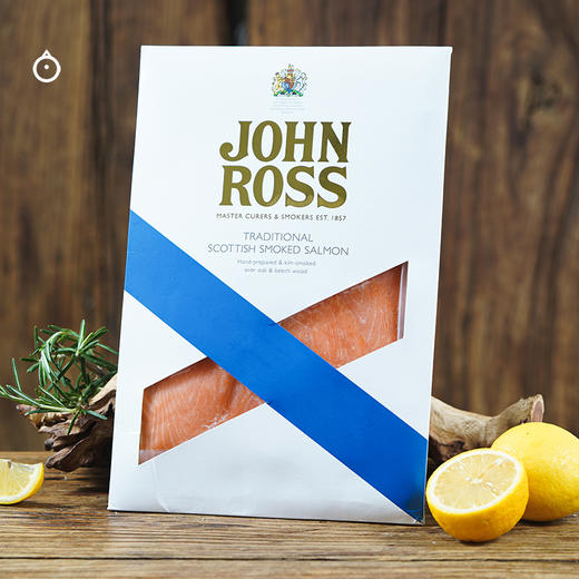 企鹅市集|英国John Ross苏格兰传统烟熏三文鱼200g 原味/莳萝/威士忌/茶味4口味可选 商品图4