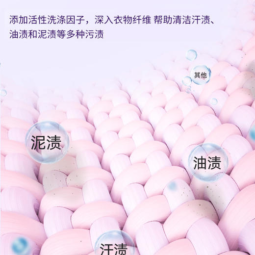 「2kg+450g家庭装」蓝漂洗衣液家庭护理护色洁净留香去渍居家日用清洁工具 商品图3