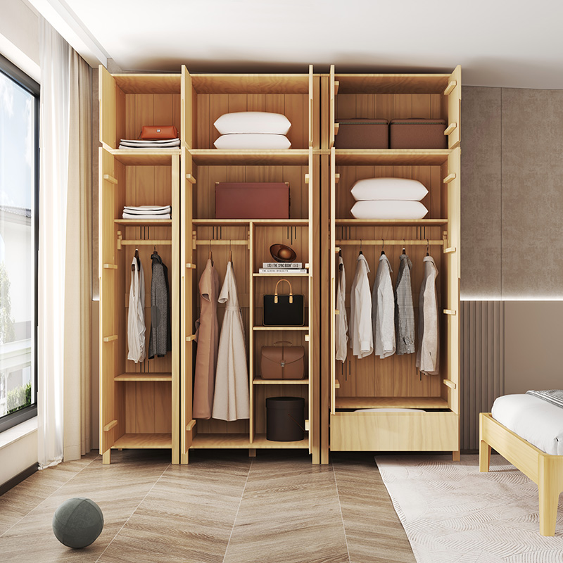 喜梦宝组合衣柜家用卧室现代简约简易收纳储物柜温莎系列